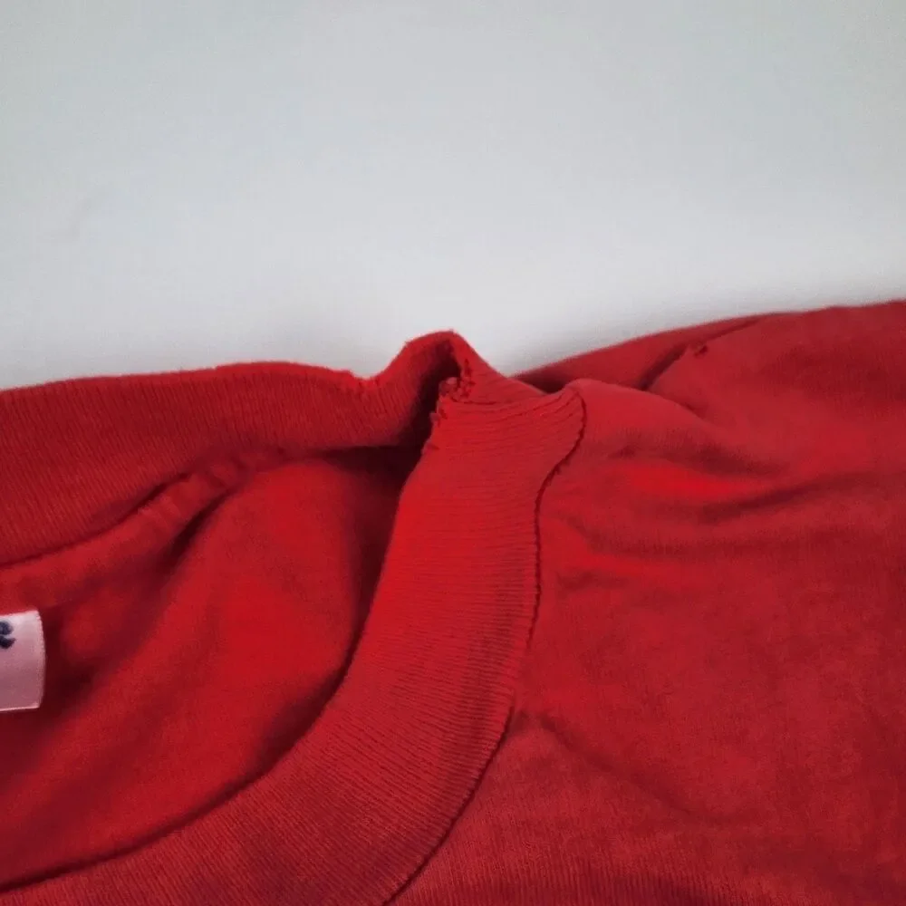 Vintage 1995 Champion San Francisco 49ers NFL Football T Shirt Men's XL Red